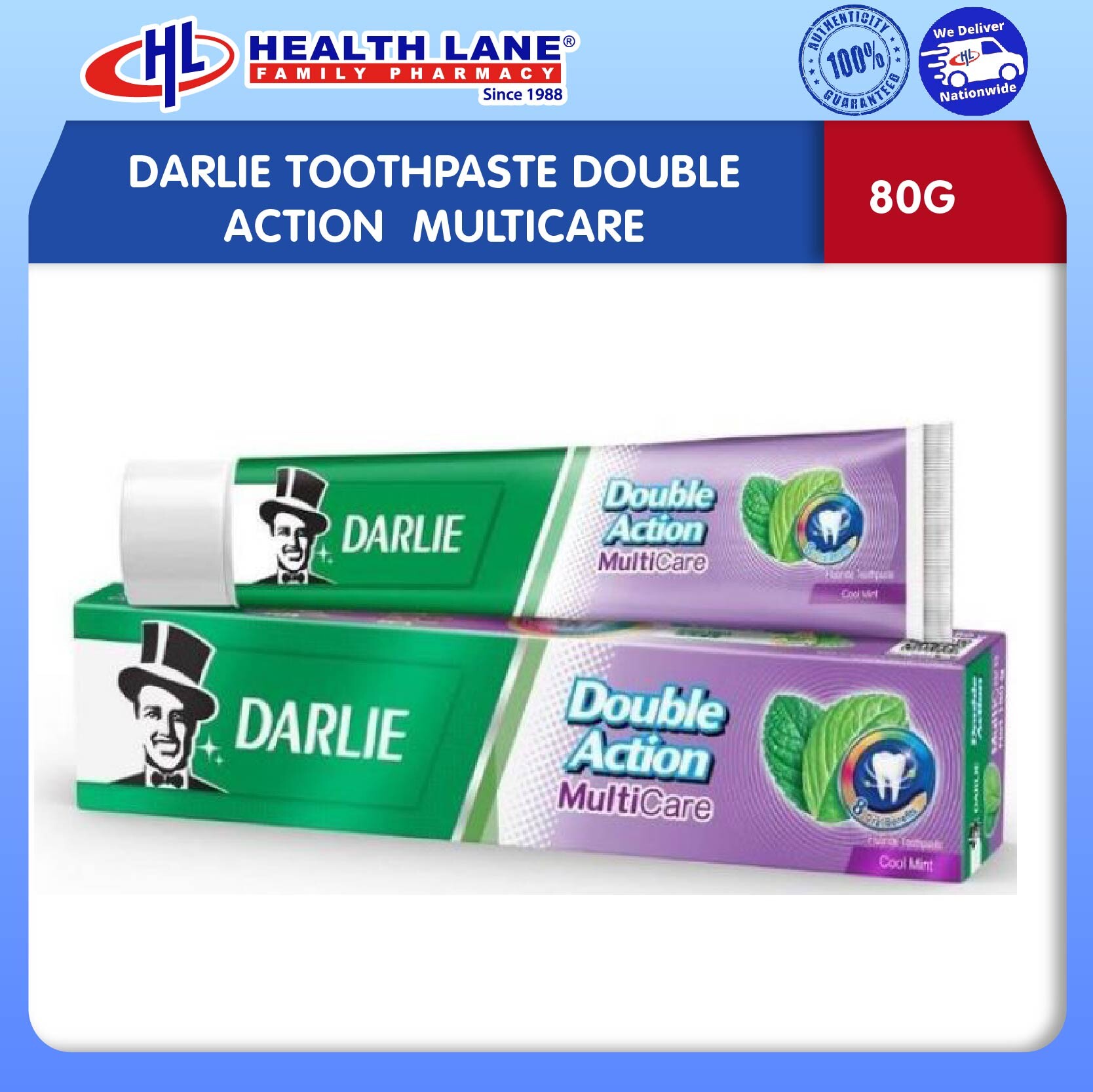 DARLIE UBAT GIGI DOUBLE ACTION  MULTICARE (80G)